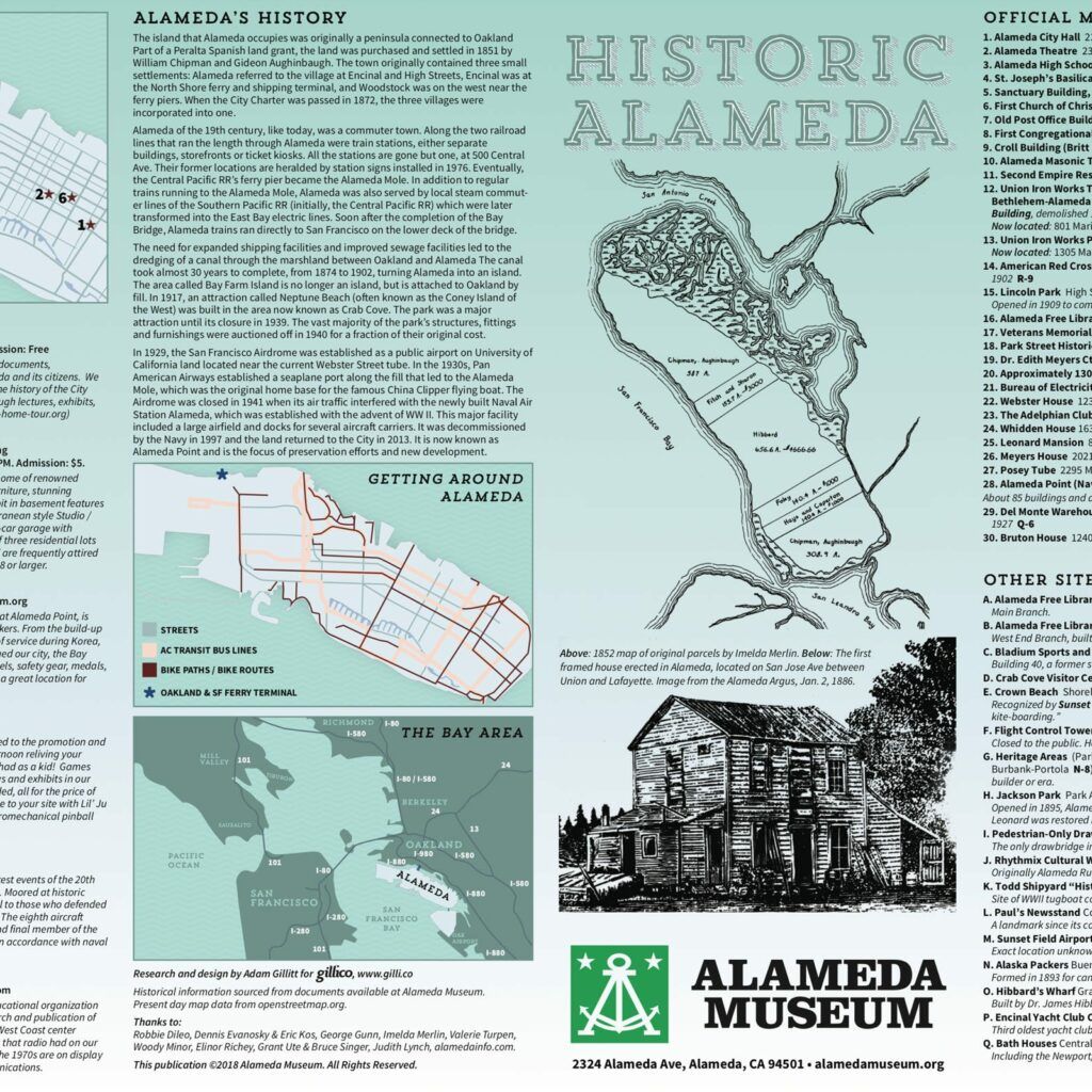 Alameda Historical Map Exterior revised