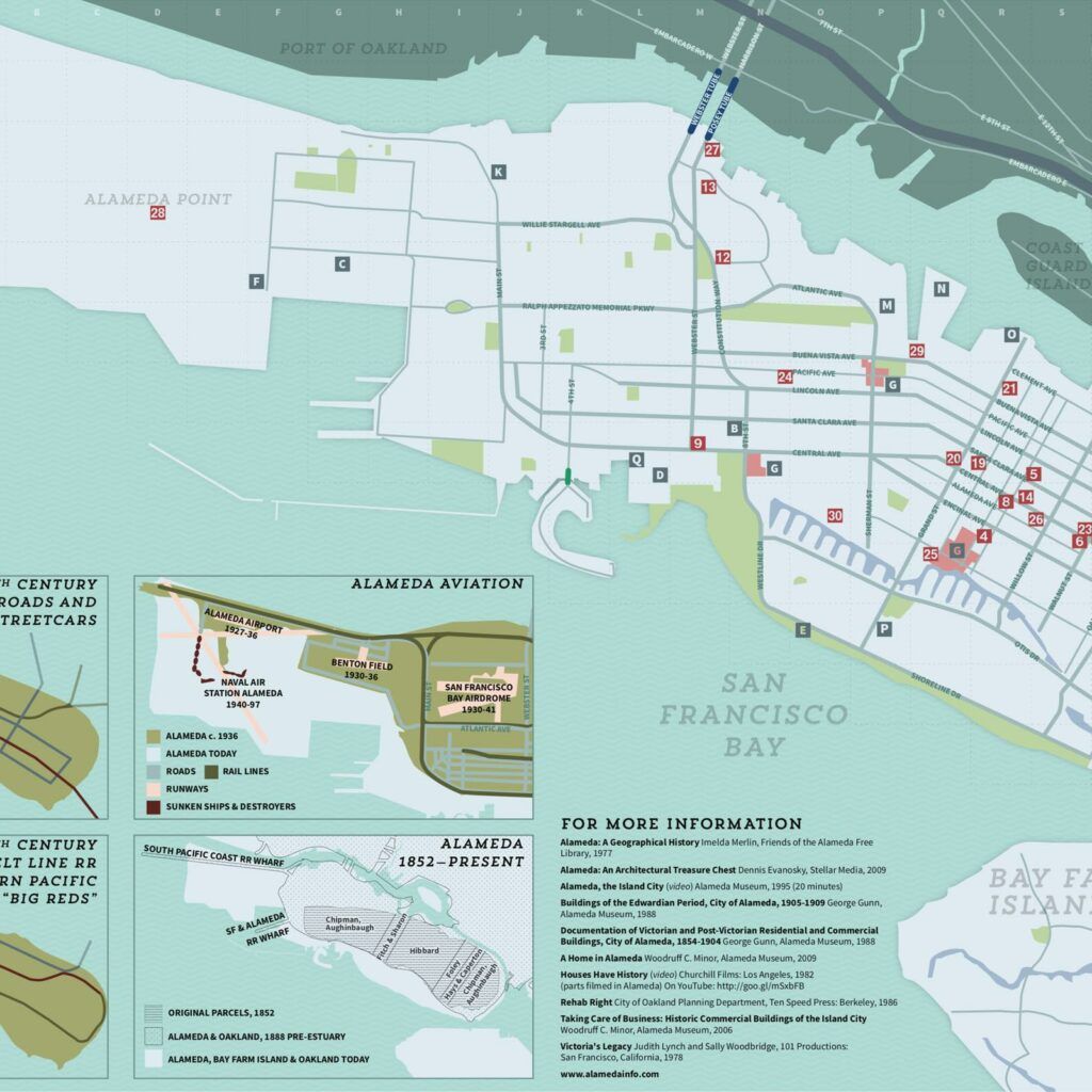 Alameda Historical map  Adam Gillitt