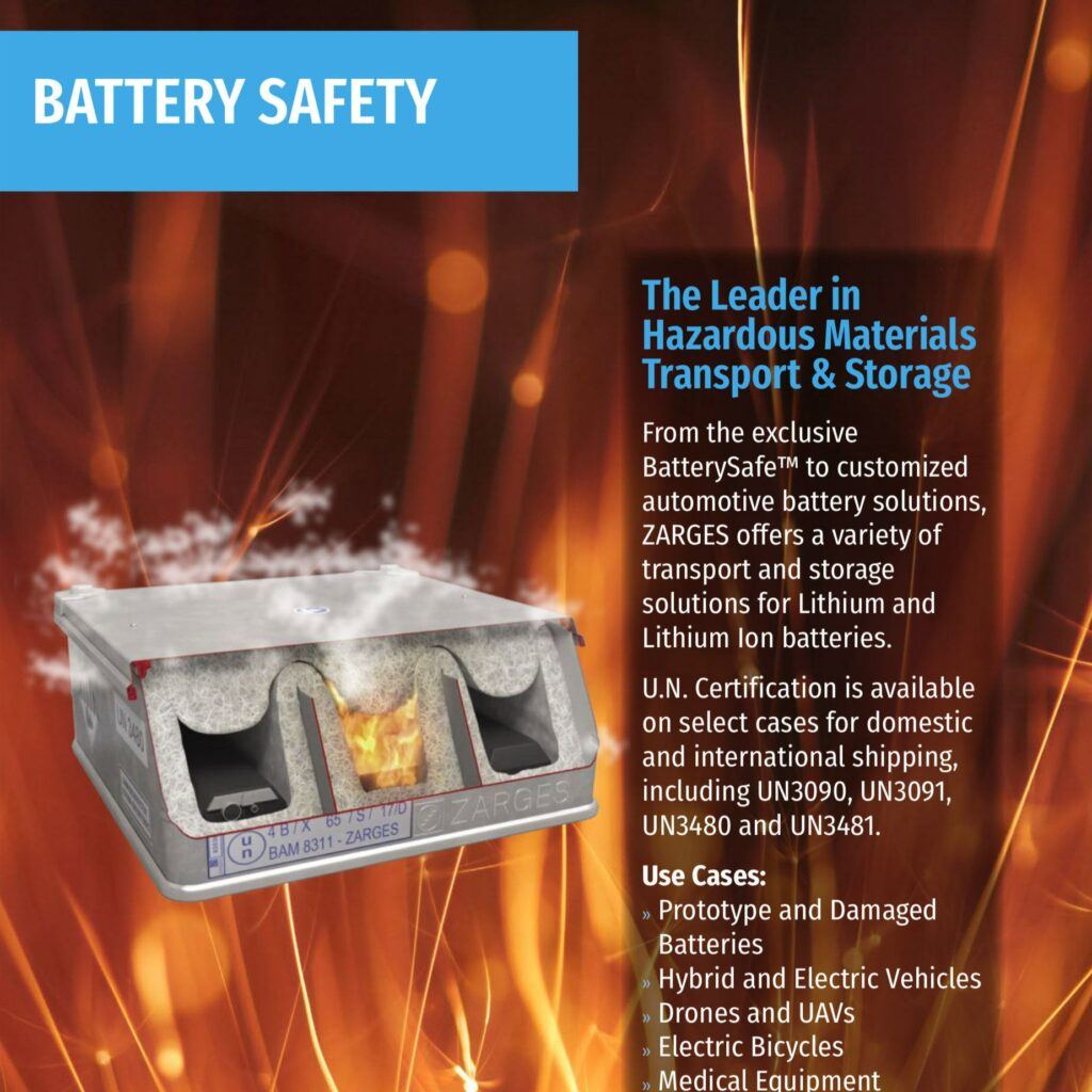 ZARGES Battery Safety datasheet