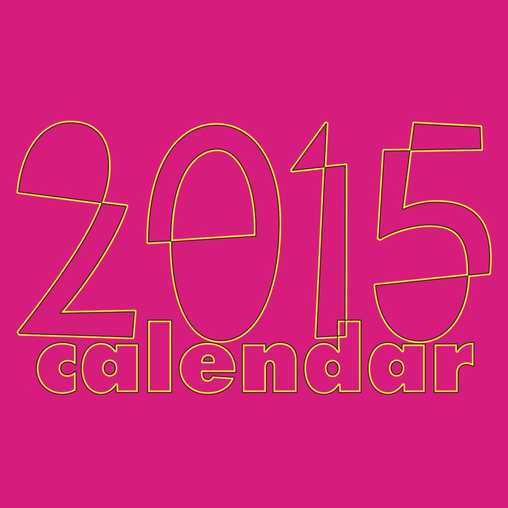 2015 self-promotional calendar, Cover