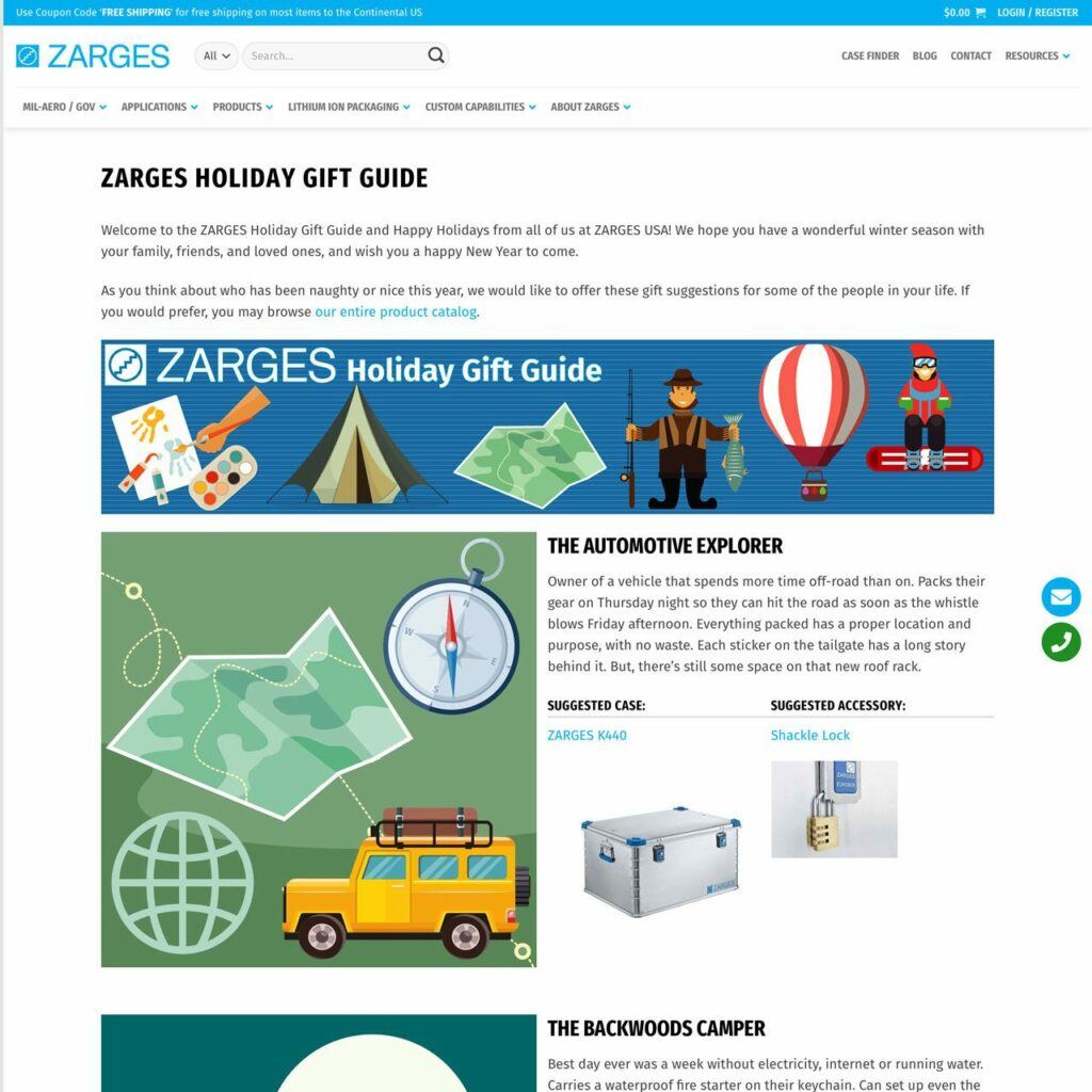 ZARGES USA holiday gift guide