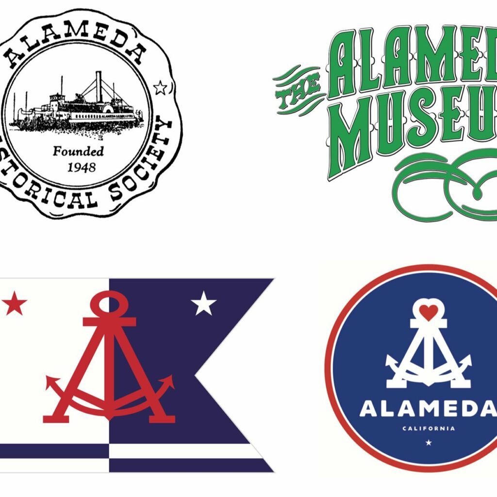 Alameda Museum identity  Adam Gillitt